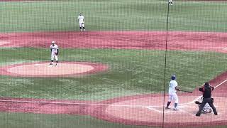 南木寿也（青山学院大）vs 皆川喬涼（中央大） 二ゴロ