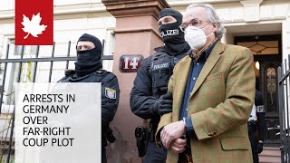 Germany arrests 25 people accused of far-right coup plot