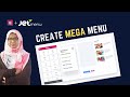 How to create advanced mega menu in Elementor using jet menu plugin | jetmenu crocoblock mega menu