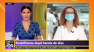 Recuperarea după hernia de disc – Dr. Simona Fătulescu | Spitalul Clinic SANADOR