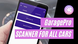 OBD Scanner For All Cars - Scan All Systems in any CAR - GaragePro OBD II Scanner