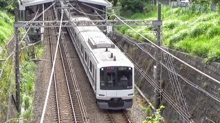 【白い東急】東急5050系4105F 新幹線ﾃﾞｻﾞｲﾝﾗｯﾋﾟﾝｸﾞ 各停川越市行き弥生台駅発車【相鉄線内】