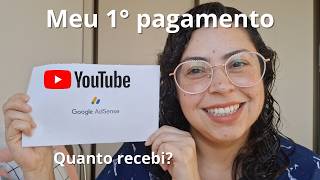 Meu Primeiro Pagamento do YouTube: Quanto Ganhei e Como Foi o Processo! #pagamentodoyoutube