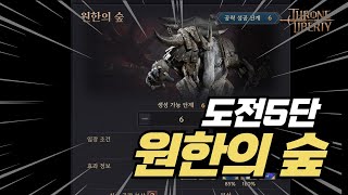 원한의숲 도전차원진 5단계. 힐러 시점. #tl #throneandliberty #쓰론앤리버티