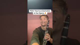 Pov: Clarinetist in Orchestra Rehearsal #clarinet