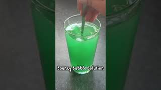 DIY Bouncing Bubbles Science Experiment #shorts