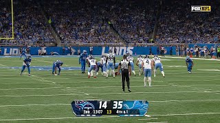 Kalif Raymond with a Spectacular Special Team Touchdown vs. Tennessee Titans