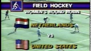 Olympics - 1984 - L A Games - Field Hockey - Womens 3rd Rnd - USA Vs Holland - 2nd Half Action