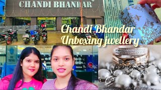 Latest platinum jwellery unboxing ||Chandi Bhandar jwellery#jwellery#viralvideo#viral