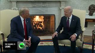 Top Channel/ Biden takohet me Trump, Presidenti i ri: Politika shumë e ashpër, por...