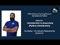Introduction to Python Class 01 : Introduction to Anaconda (Python Distribution)