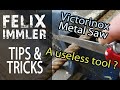 10 Uses of the Victorinox metal saw and metal file / Swiss Army Knife Tips & Tricks (33/40)