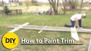 How to Paint Trim (Baseboards, Casing, Interior)