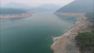 Drone Video of Lake Oroville Floating CampSite #8