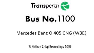 [Withdrawn] Transperth Bus No. 1100 - Mercedes Benz O405 CNG (W3E)