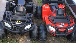 Part 1 of 3  “unboxing the gifts 🎁 “ Best choice products 12V ride on for Kids ATV review