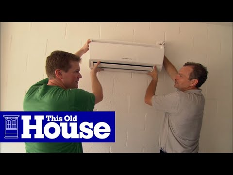 How to Install a Ductless Mini-Split Air Conditioner - This Old House How to Install a Ductless Mini-Split Air Conditioner - This Old House