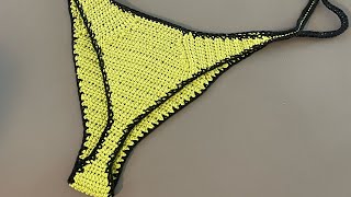 Bikini ad uncinetto slip #tutorialuncinetto #crochet #uncinetto