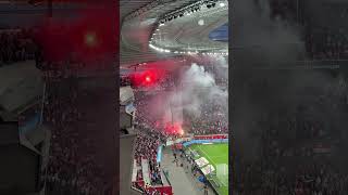 Fans des 1. FC Köln feiern in Leverkusen 🔥