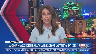 Woman Accidentally Wins $10M Lottery Prize