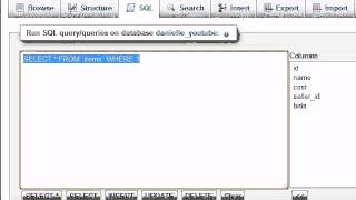 MySQL Database Tutorial 28 UPDATE and DELETE