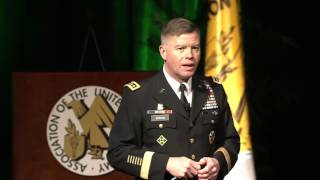 Perkins reviews AOC, Big 8 from TRADOC's perspective