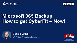 Acronis Webinar - MS 365