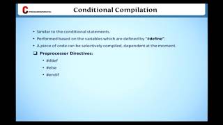 Conditional Compilation-Preprocessor || Learn C Programming || Learning C Language