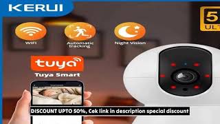 KERUI 5MP Tuya Smart Mini WiFi IP Camera Indoor Wireless Home Security AI Human Detect CCT