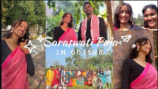 My first vlog in Odisha 😭||Saraswati Puja 🦢|| #RIE BBSR