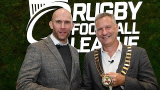 Welcoming the new RFL President, Adam Hills MBE