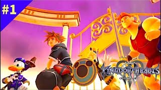 #1【キングダムハーツ３】天界で神々の戦い！？オリンポス・トワイライトタウン編女性実況【KINGDOM HEARTS Ⅲ】