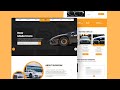 RENT a Car Website Design Using HTML CSS & JavaScript || Free Source Code