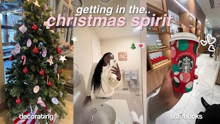 the ULTIMATE holiday vlog🎄💌 *decorating, shopping, \u0026 cozy vibes* | vlogmas day 1