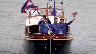 ทัพนักกีฬาไทยเหมาเรือทั้งลำในพิธีเปิด ส่วนเขมรมาด้วยเรือสปีดโบ้ท