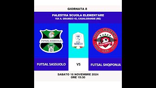 Futsal Sassuolo 3-4 Futsal Shqiponja Highlights - 8' giornata di serieC1 2024/2025