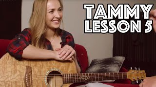 Tammy Guitar Lesson 5: Songwriter Chords, Backbeat Hit In Strumming, Scales and more...