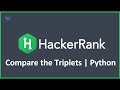 Compare the Triplets | Python Hacker Rank Solution