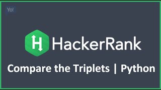 Compare the Triplets | Python Hacker Rank Solution