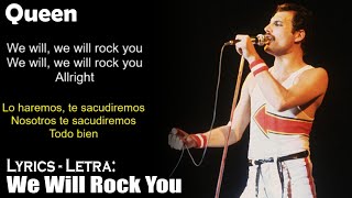 Queen - We Will Rock You  (Lyrics English-Spanish) (Inglés-Español)