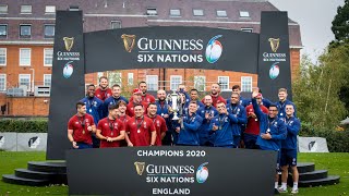 Champions England presented with 2020 Guinness Six Nations Trophy | Guinness Six Nations