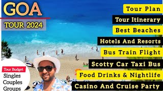 GOA TRIP BUDGET FOR COUPLES|GOA TOUR PLAN | GOA TRAVEL ITINERARY|A-Z COMPLETE INFORMATION 2024