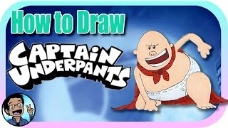 🎨 How to Draw Captain Underpants