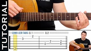 Como leer Tablaturas Tabs de guitarra fácil de guitarraviva Clase 1