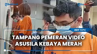 Tampang 2 Pemeran Video Asusila Kebaya Merah, Pakai Baju Oranye & Tertunduk dengan Tangan Terborgol