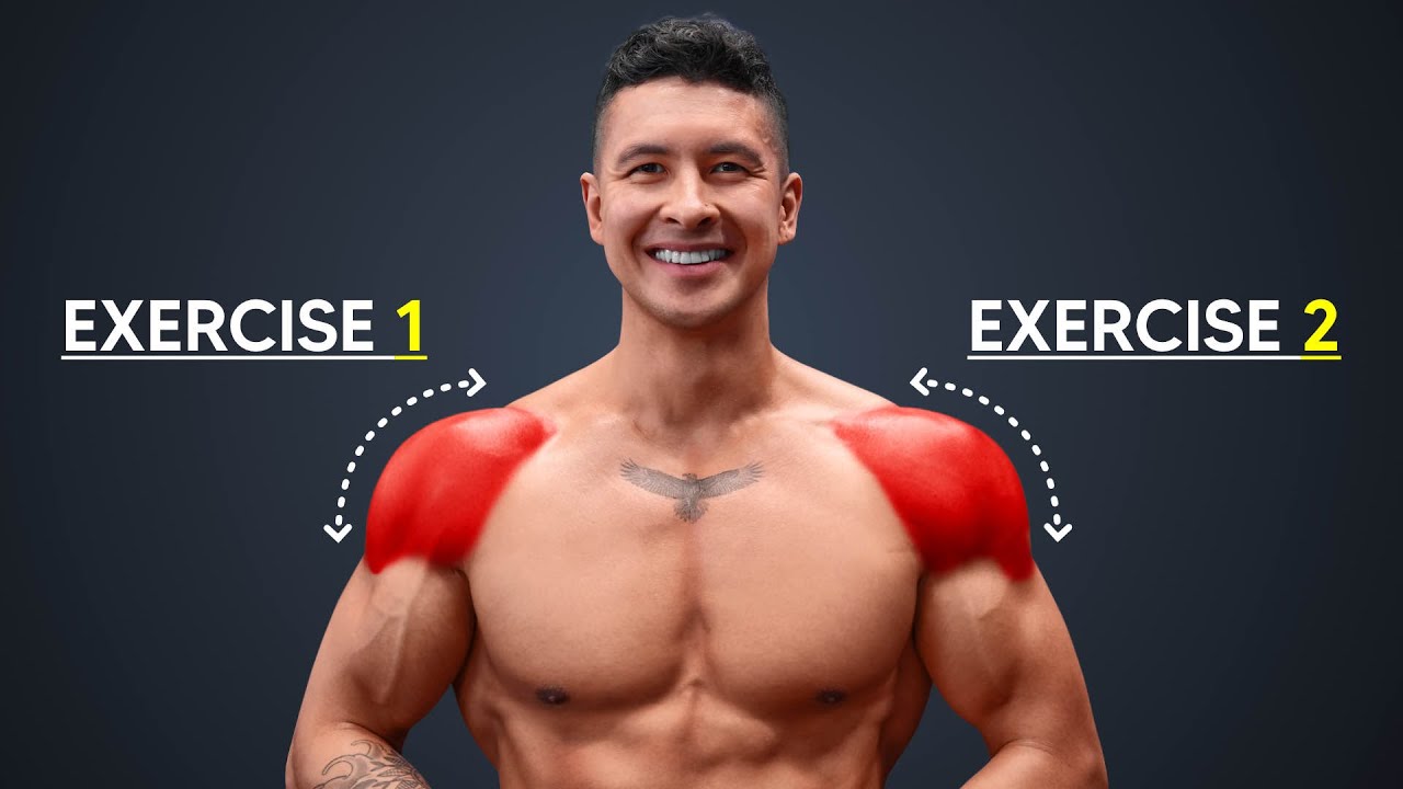 The Only 2 Exercises You Need For Wide Shoulders Youtube