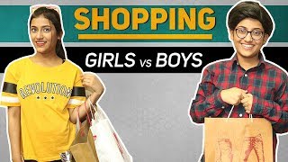 Shopping: Girls Vs Boys | SAMREEN ALI