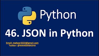 46. JSON in Python