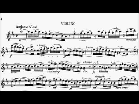 ABRSM Violin 2016-2019 Grade 5 A:1 A1 Bach Andante BWV 1014 Sonata B ...