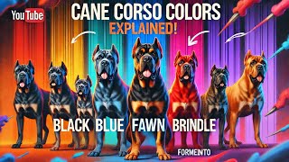 Exploring the Beautiful Colors of the Cane Corso: Which One Is Your Favorite?@thecanecorsochannel